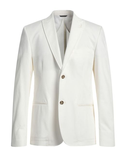 Daniele Alessandrini White Blazer for men