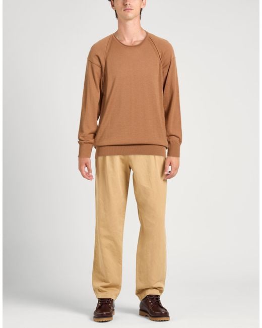 Officina 36 Brown Sweater Acrylic, Wool for men
