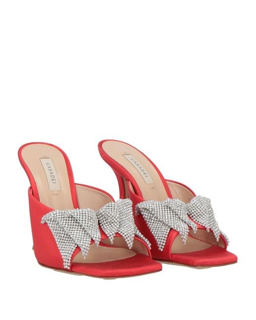 Casadei Red Sandals