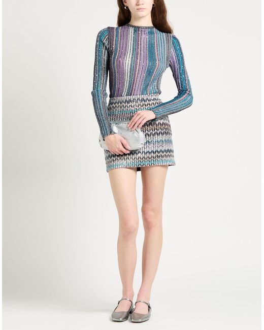 Missoni Blue Sweater Viscose, Metallic Fiber, Polyamide, Polyester