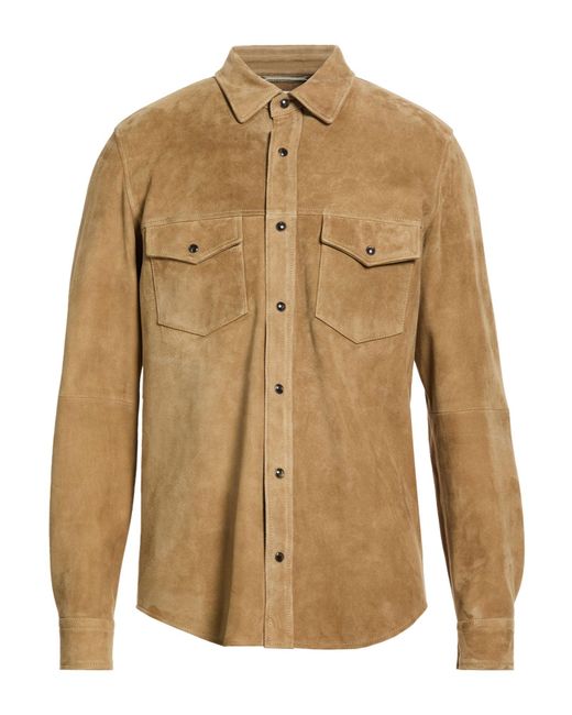 Jacob Cohen Green Shirt Lambskin for men