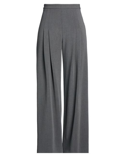 Blugirl Blumarine Gray Pants Polyester, Viscose, Elastane