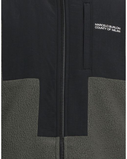 Marcelo Burlon Black Jacket for men
