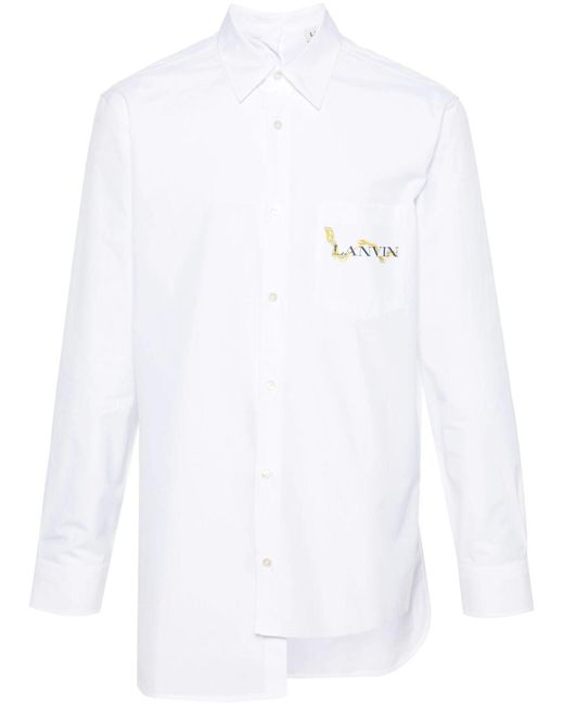 Camicia di Lanvin in White da Uomo