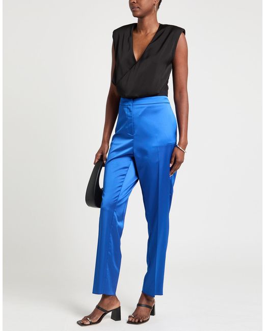 Camilla Blue Pants Polyester, Elastane