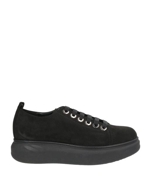 Cinzia Soft Black Sneakers Leather