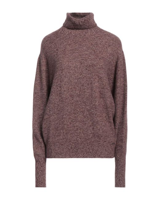 Cuello alto Kiton de color Brown