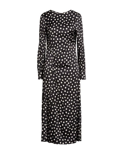 Shirtaporter Black Midi Dress