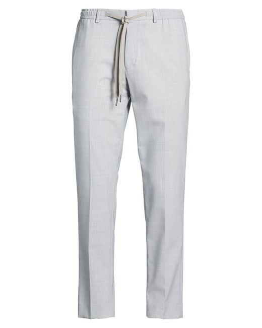 Michael Kors Gray Pants Wool, Polyester, Elastane for men