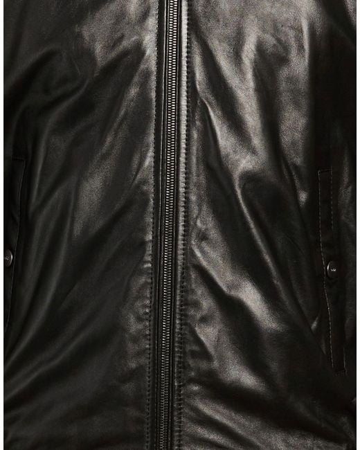 Add Black Jacket Ovine Leather for men