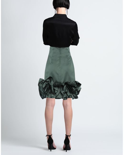 Rochas Green Midi Skirt