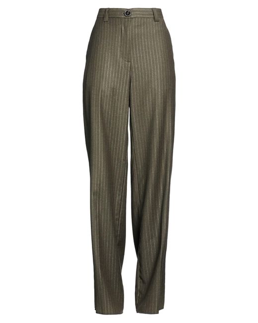 Gabriele Pasini Green Pants Virgin Wool, Elastane
