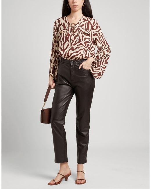 SIMONA CORSELLINI Pink Top Polyester