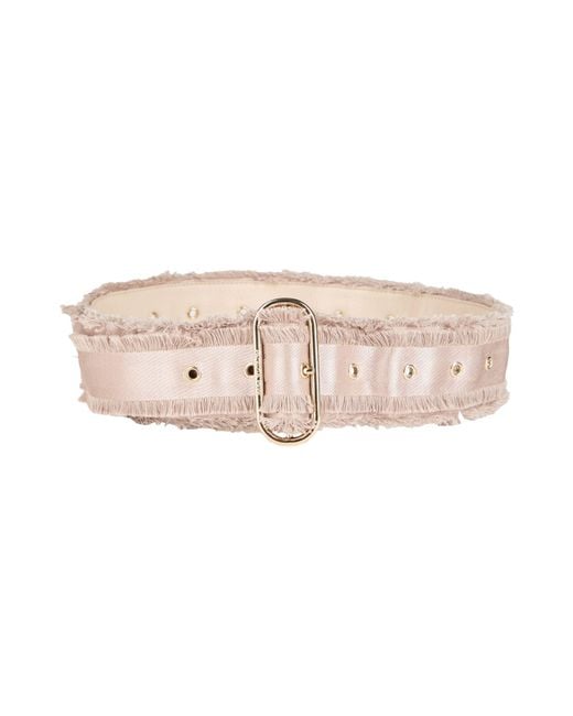 Patrizia Pepe Pink Belt Cotton, Viscose