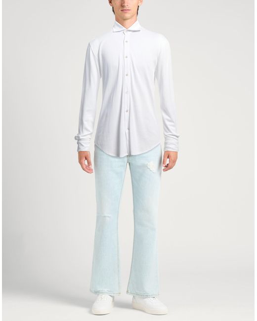 Camicia di Eleventy in White da Uomo