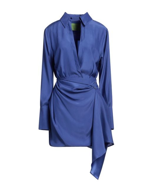 GAUGE81 Blue Mini-Kleid