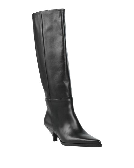 Elena Iachi Black Boot Leather