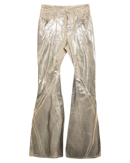 Rick Owens Natural Jeans Cotton, Polyester, Rubber for men