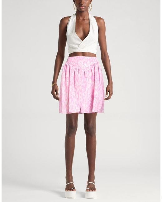 Pinko Pink Mini Skirt Polyester