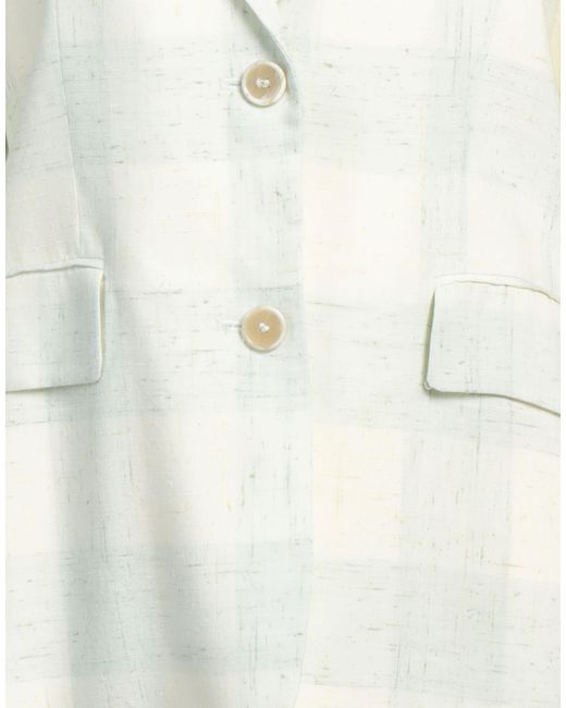 Rodebjer White Blazer Viscose, Silk