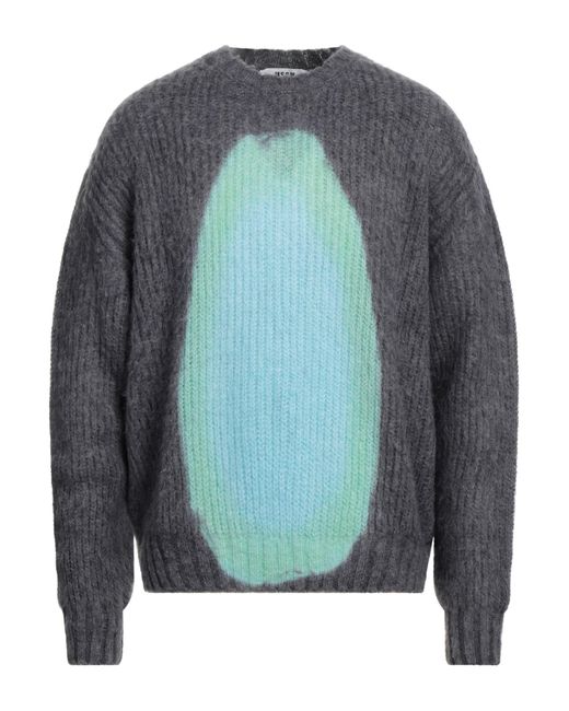 Pullover MSGM de hombre de color Blue
