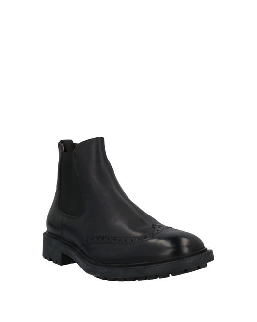 Sachet Black Ankle Boots for men