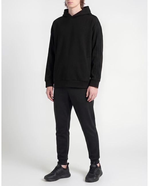 EA7 Black Sweatshirt Polyester, Modal, Elastane for men