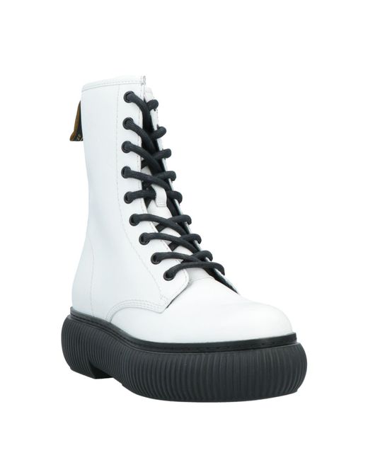 Lanvin White Ankle Boots