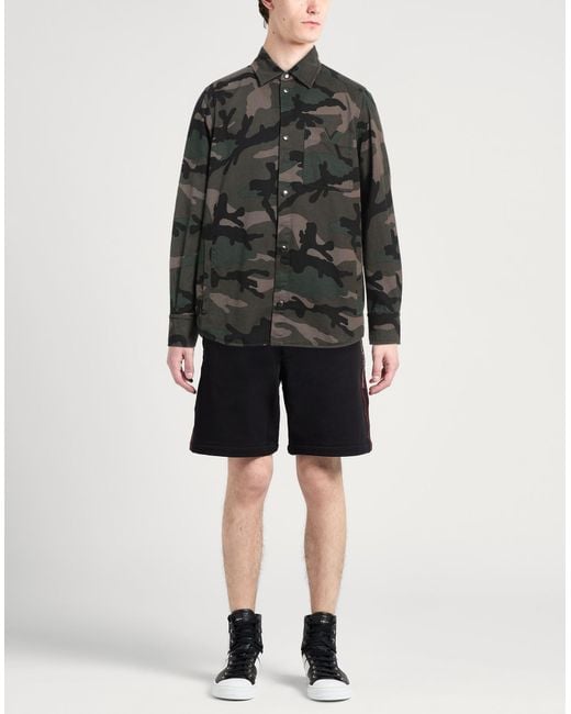 Valentino Garavani Black Military Jacket Cotton for men