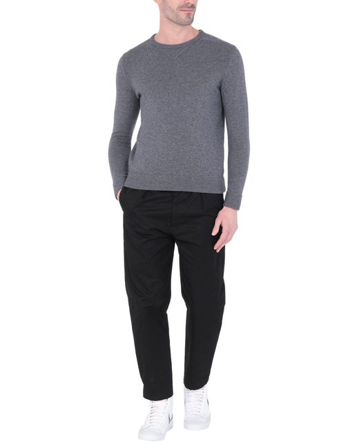 Domenico Tagliente Gray Sweater Wool, Acrylic for men