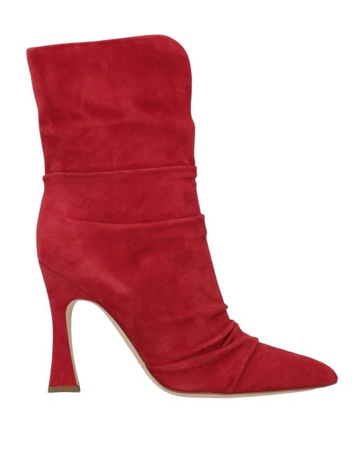 Pollini Red Stiefelette