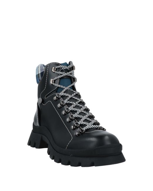 DSquared² Black Ankle Boots for men