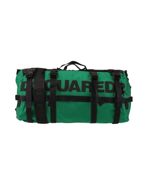 DSquared² Green Duffel Bags for men