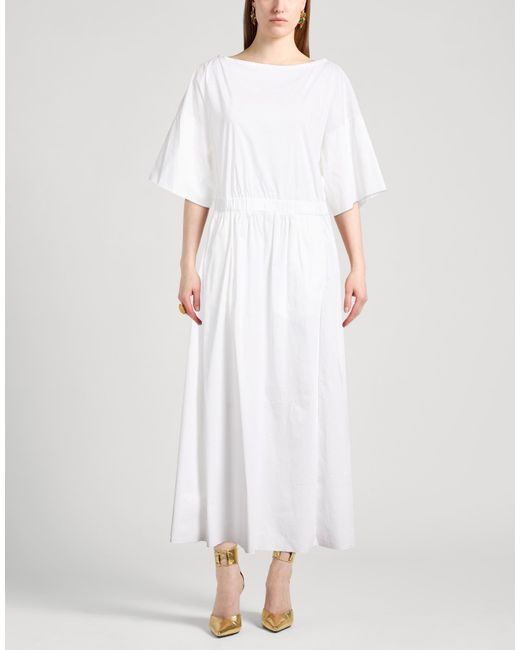 Liviana Conti White Midi Dress