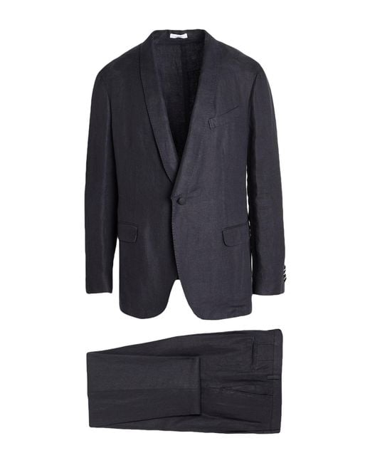 Boglioli Blue Suits for men