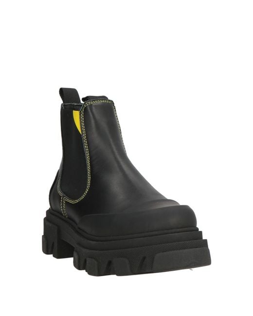 Ganni Black Ankle Boots