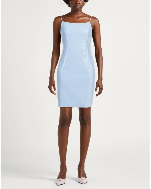 ROTATE BIRGER CHRISTENSEN Blue Mini Dress
