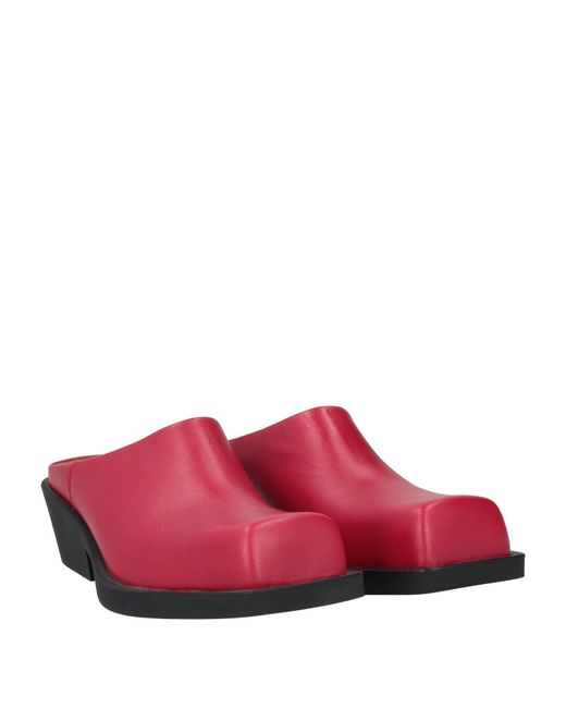 Marni Red Mules & Clogs