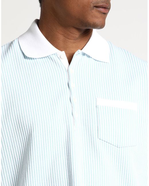 Thom Browne Blue Polo Shirt for men