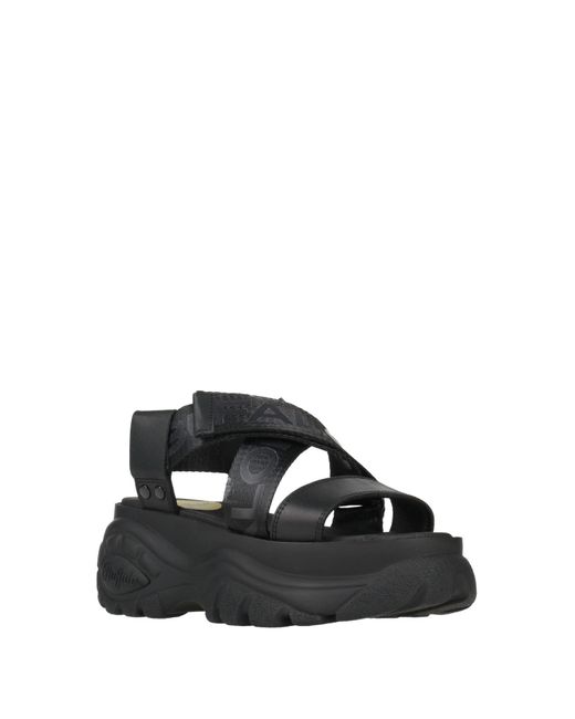 Buffalo Black Sandals