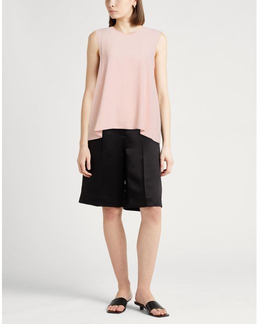 Peserico Pink Easy Light Top Acetate, Silk, Elastane