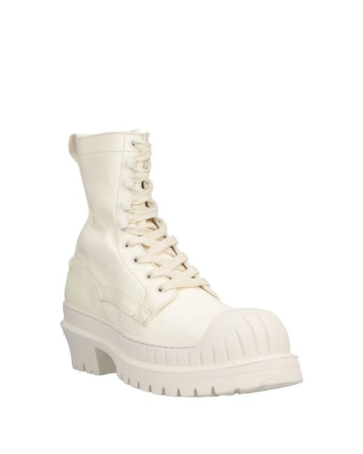 Acne Natural Ankle Boots
