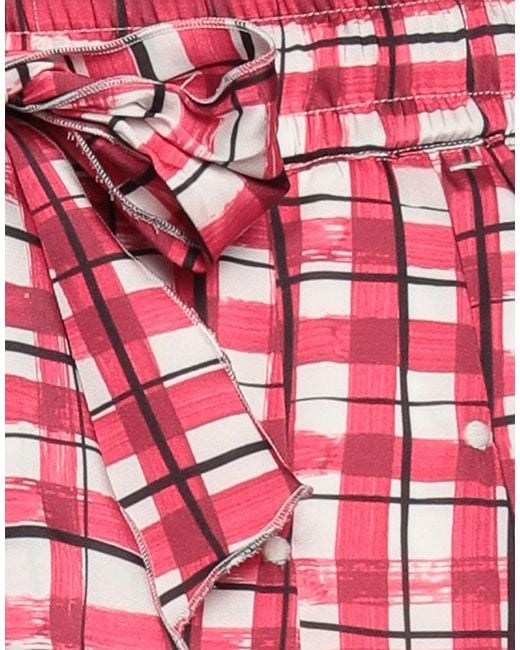 High Red Pants Polyester