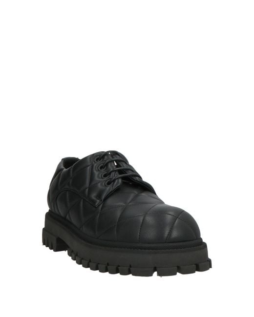 Emporio Armani Black Lace-Up Shoes for men