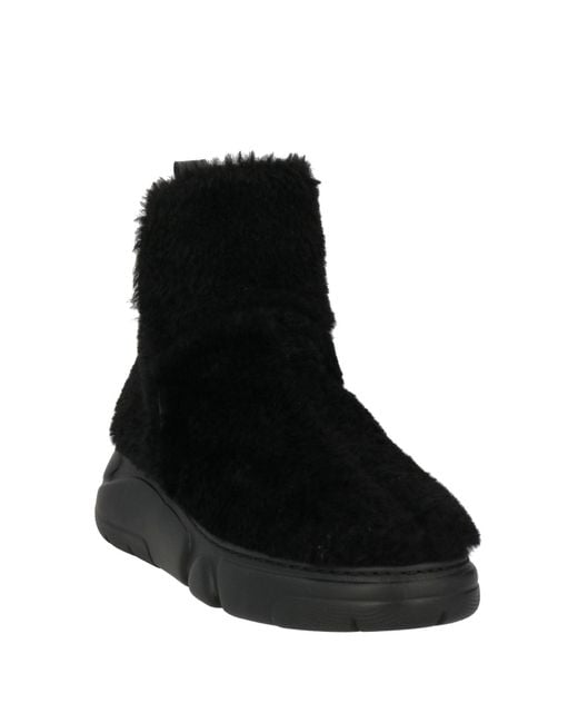 Agl Attilio Giusti Leombruni Black Ankle Boots Shearling
