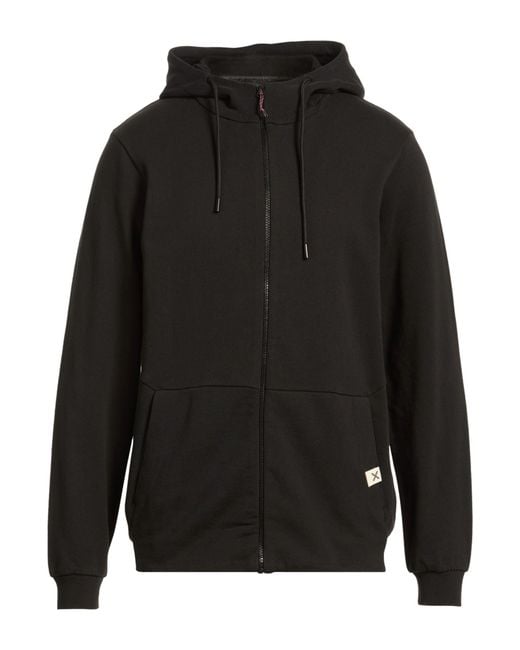 Montura Black Sweatshirt Organic Cotton for men