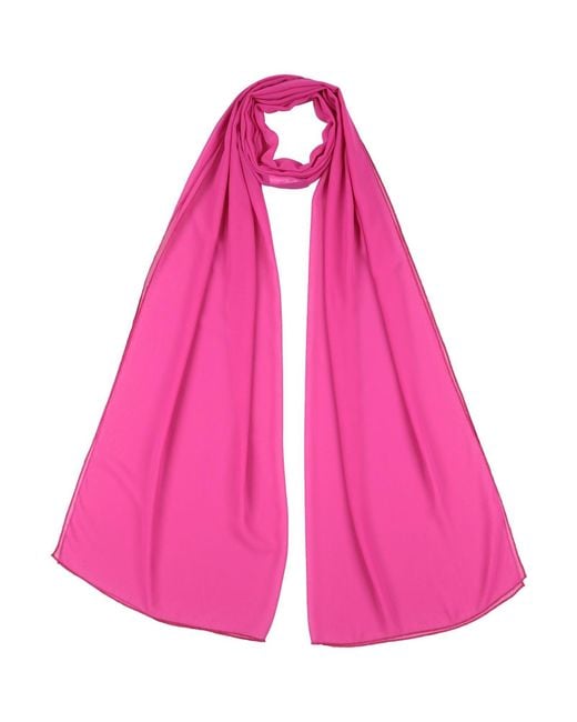 Tassos Mitropoulos Pink Fuchsia Scarf Polyester