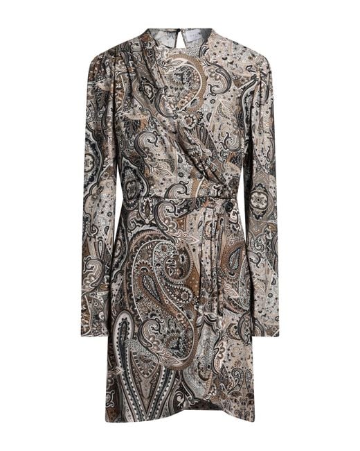 Gaelle Paris Gray Mini Dress