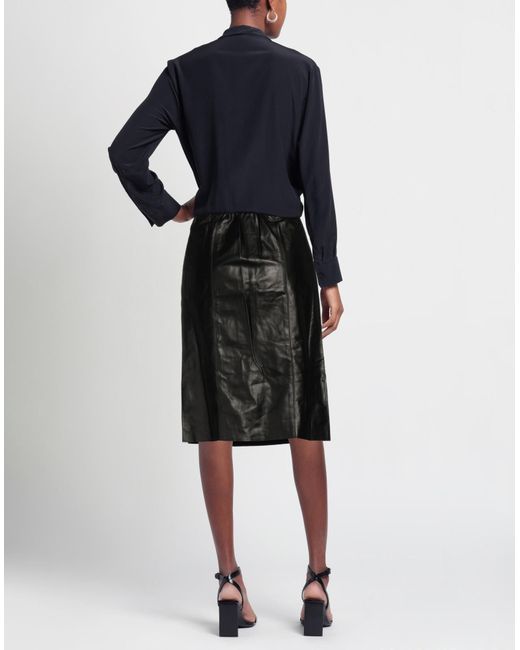 DROMe Black Midi Skirt