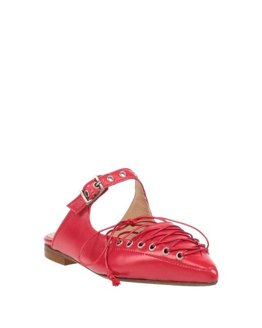 Ovyè Red Mules & Clogs